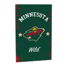 Minnesota Wild Wood Wall Sign, 16x24