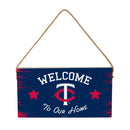 Minnesota Twins Wood Wall Sign, 6x11