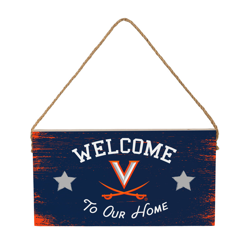 University of Virginia Wood Wall Sign, 6x11
