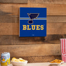 St Louis Blues Wood Wall Sign, 12x12