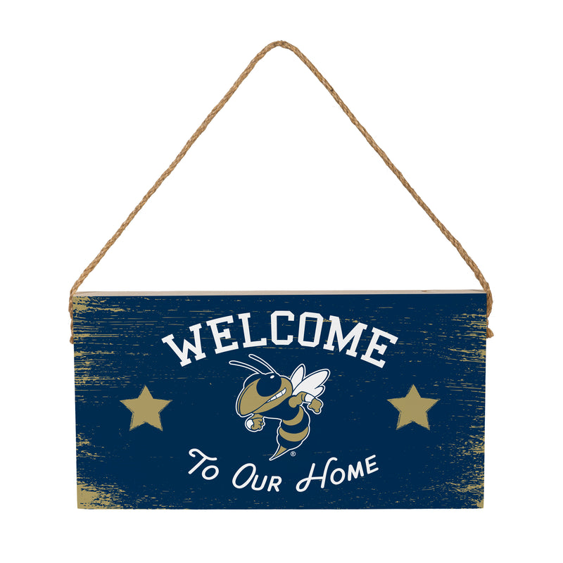 Georgia Tech Wood Wall Sign, 6x11