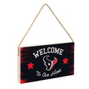 Houston Texans Wood Wall Sign, 6x11