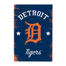 Detroit Tigers Wood Wall Sign, 16x24