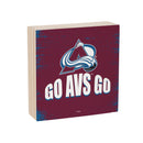 Colorado Avalanche Plock, Down Home Fans, 6x6