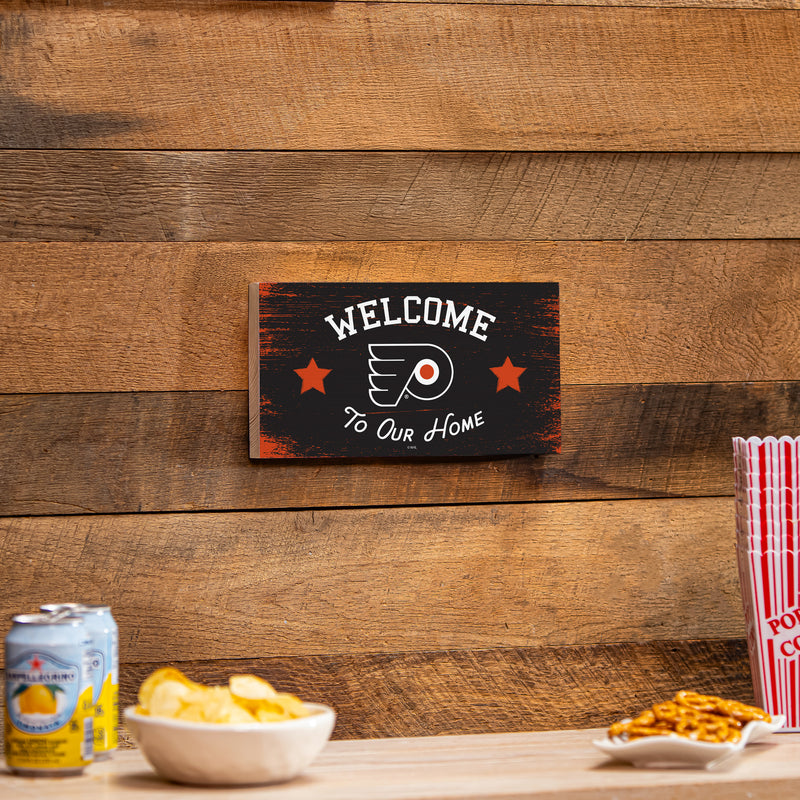Philadelphia Flyers Wood Wall Sign, 6x11