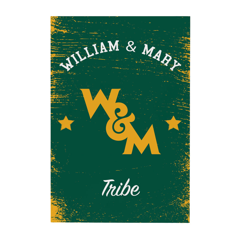 William & Mary Wood Wall Sign, 16x24