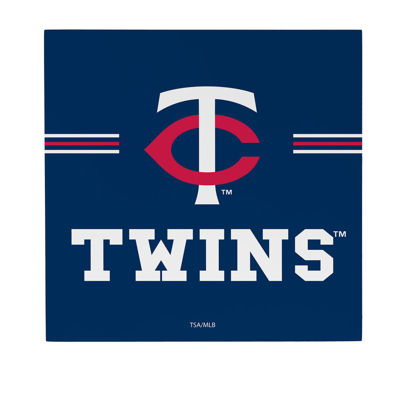 Minnesota Twins Wood Wall Sign, 12x12
