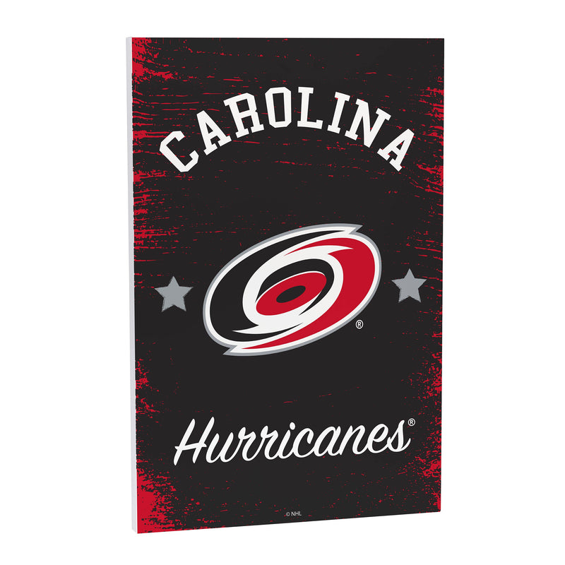 Carolina Hurricanes Wood Wall Sign, 16x24