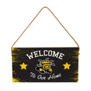 Wichita State University Wood Wall Sign, 6x11