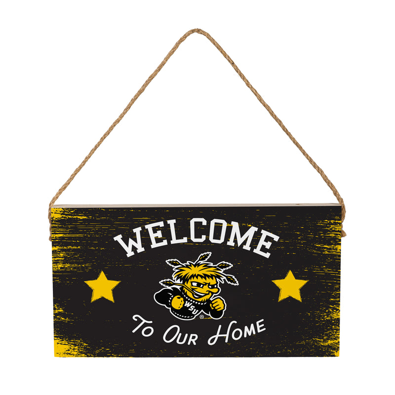 Wichita State University Wood Wall Sign, 6x11