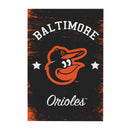 Baltimore Orioles Wood Wall Sign, 16x24