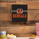 Cincinnati Bengals Wood Wall Sign, 12x12