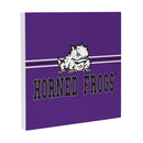 Texas Christian University Wood Wall Sign, 12x12