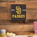 San Diego Padres Wood Wall Sign, 12x12