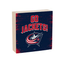 Columbus Blue Jackets Plock, Down Home Fans, 6x6