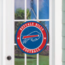 Buffalo Bills Round Door Decor with Hanging Rope, 18x18