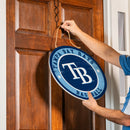 Tampa Bay Rays Round Door Decor with Hanging Rope, 18x18