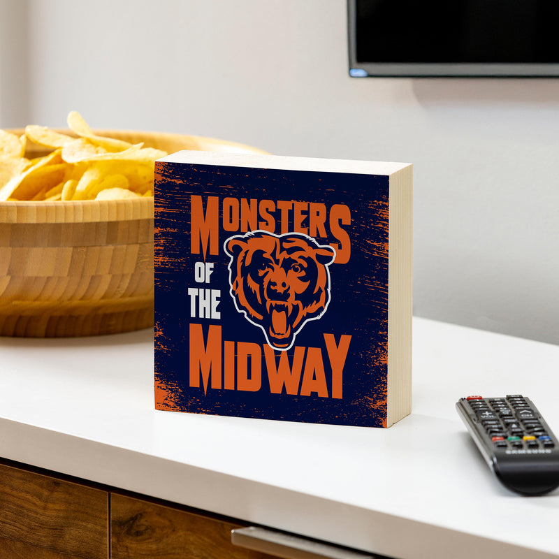 Chicago Bears Plock, Down Home Fans, 6x6