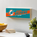 Miami Dolphins Mantle Sign, Down Home Fans, 5x18