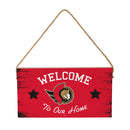 Ottawa Senators Wood Wall Sign, 6x11