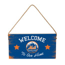 New York Mets Wood Wall Sign, 6x11