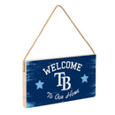 Tampa Bay Rays Wood Wall Sign, 6x11