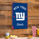 New York Giants Wood Wall Sign, 16x24