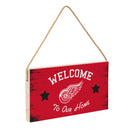 Detroit Red Wings Wood Wall Sign, 6x11