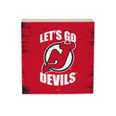 New Jersey Devils Plock, Down Home Fans, 6x6