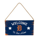 Detroit Tigers Wood Wall Sign, 6x11