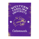 Western Carolina University Wood Wall Sign, 16x24