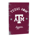 Texas A&M Wood Wall Sign, 16x24