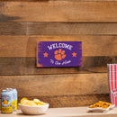 Clemson University Wood Wall Sign, 6x11