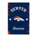 Denver Broncos Wood Wall Sign, 16x24