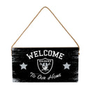 Las Vegas Raiders Wood Wall Sign, 6x11