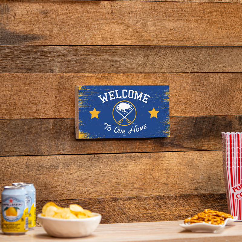 Buffalo Sabres Wood Wall Sign, 6x11