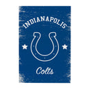 Indianapolis Colts Wood Wall Sign, 16x24