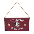 Florida State University Wood Wall Sign, 6x11
