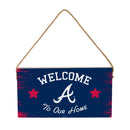 Atlanta Braves Wood Wall Sign, 6x11