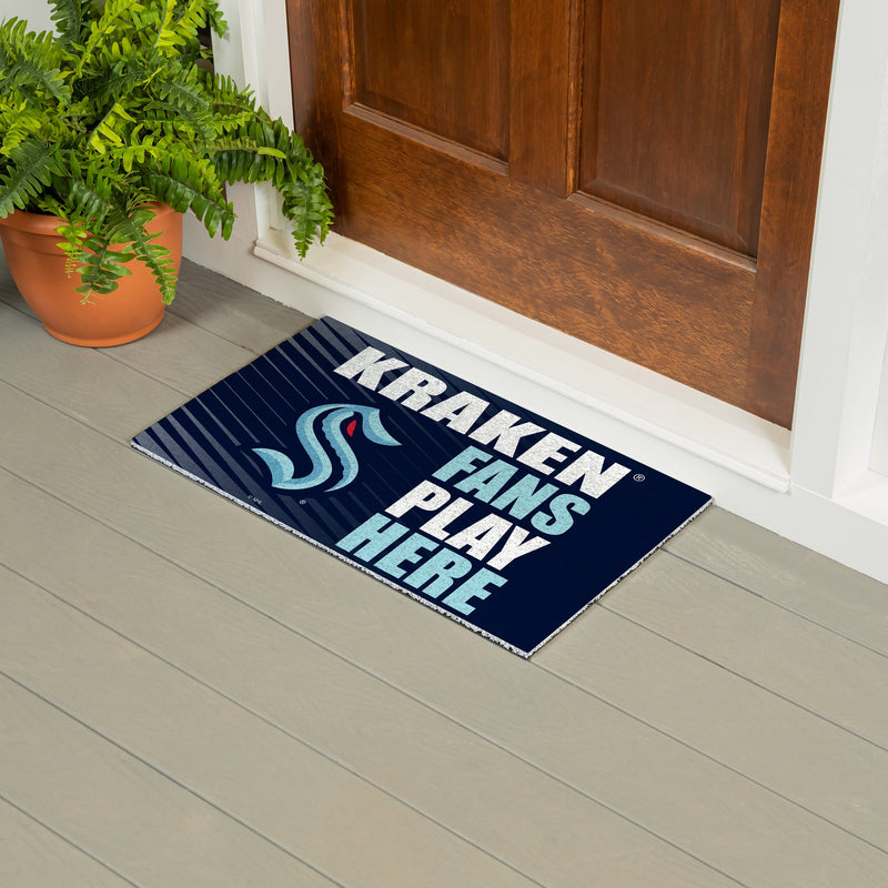 Seattle Kraken Fan PVC Mat, 28"x16"
