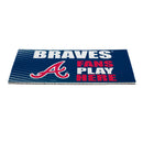 Atlanta Braves Fan PVC Mat, 28"x16"