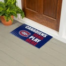Montreal Canadiens Fan PVC Mat, 28"x16"
