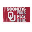 University of Oklahoma Fan PVC Mat, 28"x16"