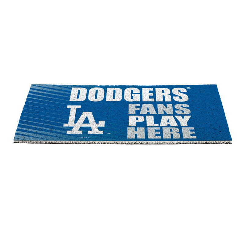 Los Angeles Dodgers Fan PVC Mat, 28"x16"