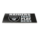 LAS VEGAS RAIDERS Fan PVC Mat, 28"x16"