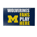 University Of Michigan Fan PVC Mat, 28"x16"