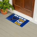 St Louis Blues Fan PVC Mat, 28"x16"