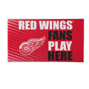 Detroit Red Wings Fan PVC Mat, 28"x16"