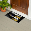 Baltimore Ravens Fan PVC Mat, 28"x16"