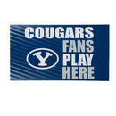 Brigham Young University Fan PVC Mat, 28"x16"